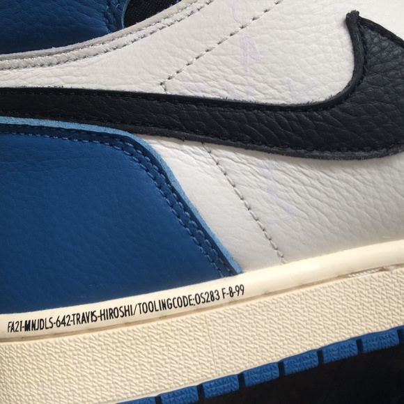 Air Jordan 1 OG TS Fragment Size 9.5 - Picture 6 of 10
